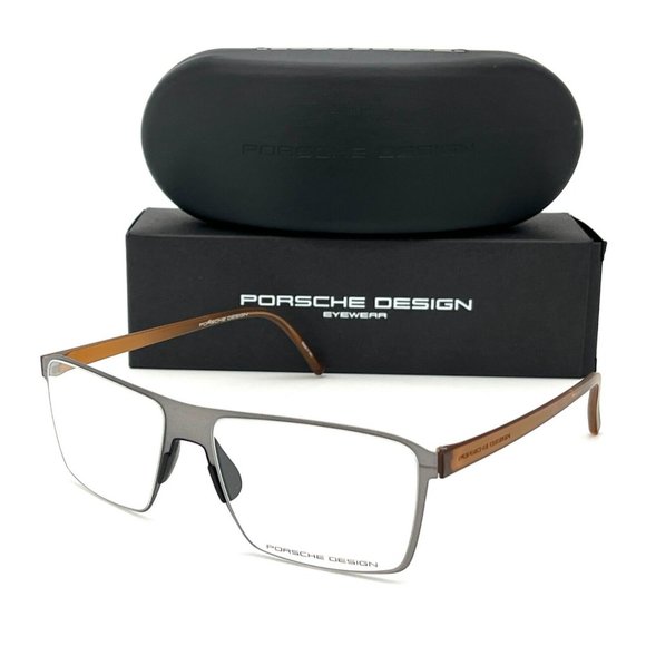 PORSCHE DESIGN P8309 Gunmetal / Demo Lens 56mm Eyeglasses - Picture 1 of 4